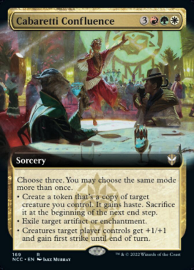 Cabaretti Confluence (Extended Art) [Streets of New Capenna Commander] - Bea DnD Games