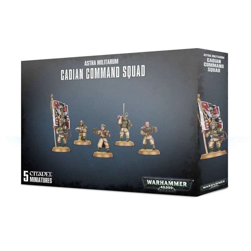 Cadian Command Squad - Astra Militarum - Warhammer 40,000 - Bea DnD Games