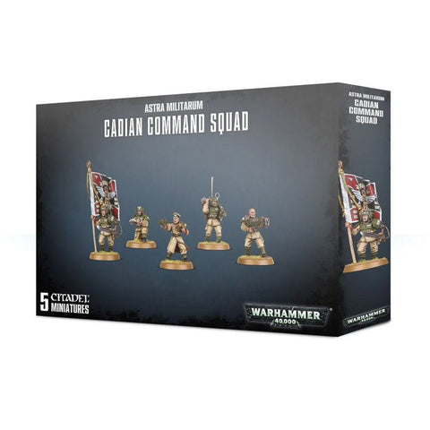 Cadian Command Squad - Astra Militarum - Warhammer 40,000 - Bea DnD Games