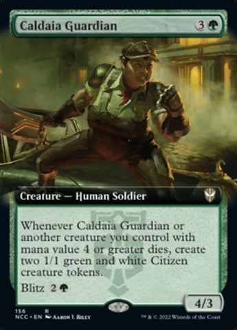 Caldaia Guardian (Extended Art) [Streets of New Capenna Commander] - Bea DnD Games