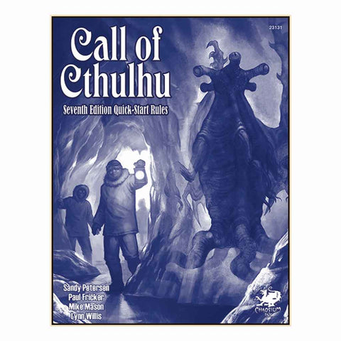Call of Cthulhu 7th Edition Quick Start Rules - Bea DnD Games