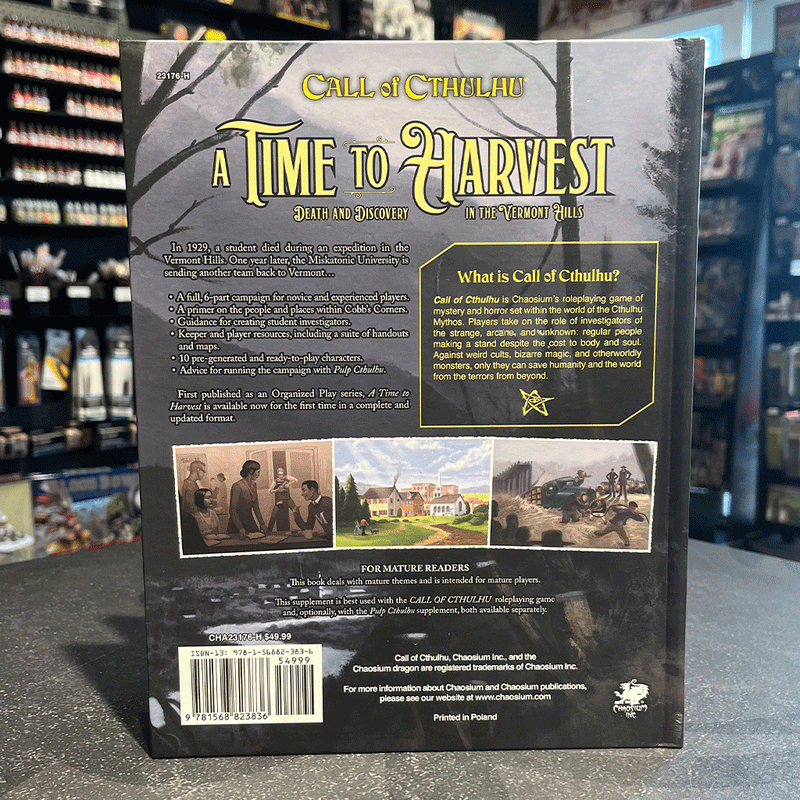Call of Cthulhu - A Time To Harvest - Bea DnD Games