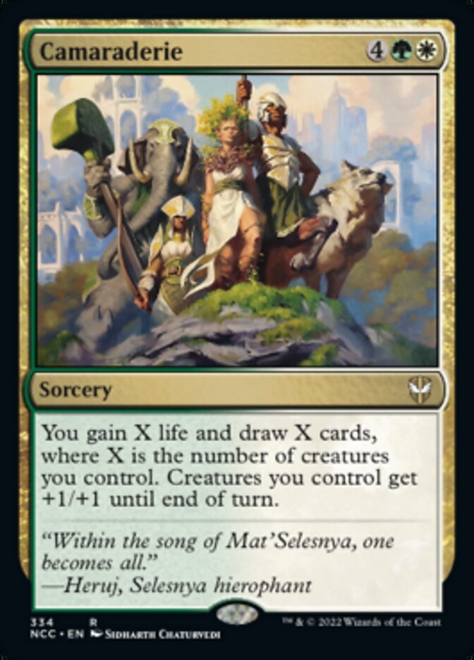 Camaraderie [Streets of New Capenna Commander] - Bea DnD Games