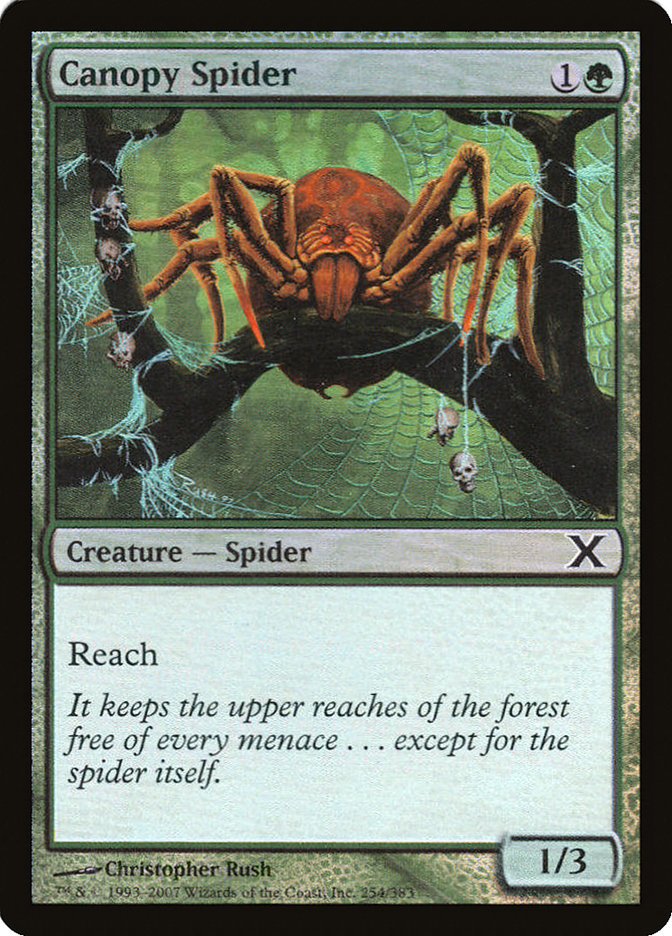 Canopy Spider (Premium Foil) [Tenth Edition] - Bea DnD Games