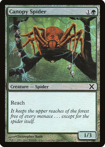 Canopy Spider (Premium Foil) [Tenth Edition] - Bea DnD Games