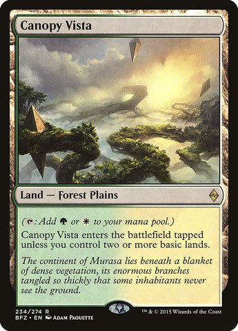 Canopy Vista [Battle for Zendikar] - Bea DnD Games