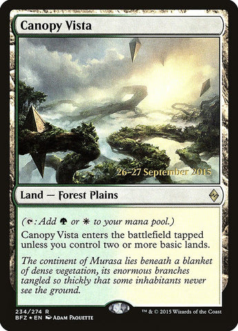 Canopy Vista [Battle for Zendikar Prerelease Promos] - Bea DnD Games