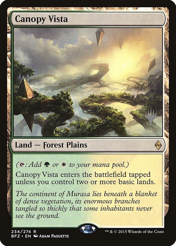 Canopy Vista [Battle for Zendikar Promos] - Bea DnD Games