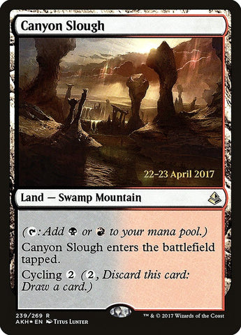 Canyon Slough [Amonkhet Prerelease Promos] - Bea DnD Games