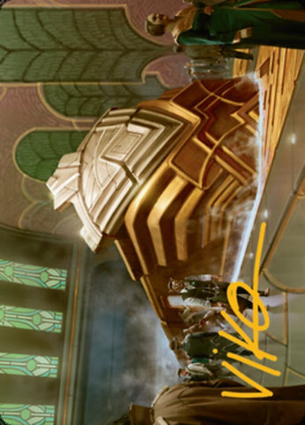 Capenna Express Art Card (Gold-Stamped Signature) [Streets of New Capenna Art Series] - Bea DnD Games