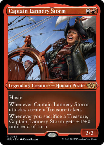 Captain Lannery Storm (Foil Etched) [Multiverse Legends] - Bea DnD Games