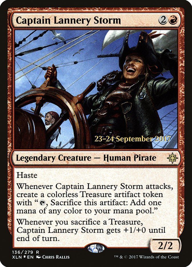 Captain Lannery Storm [Ixalan Prerelease Promos] - Bea DnD Games