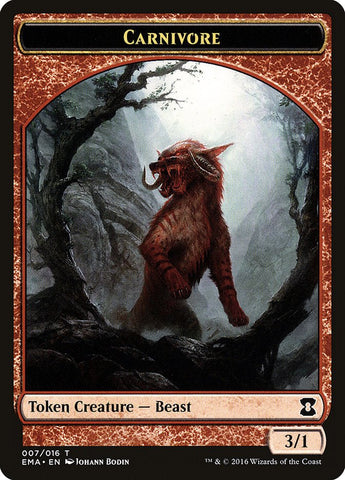 Carnivore Token [Eternal Masters Tokens] - Bea DnD Games