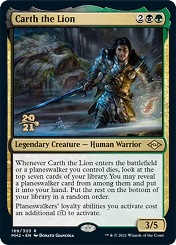 Carth the Lion [Modern Horizons 2 Prerelease Promos] - Bea DnD Games