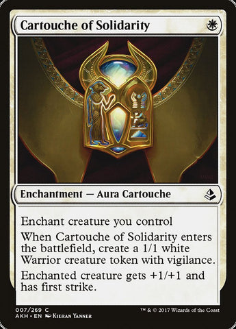 Cartouche of Solidarity [Amonkhet] - Bea DnD Games