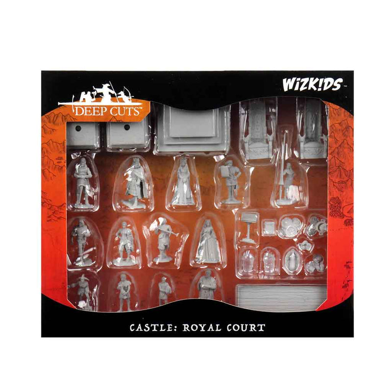 Castle Dwellers (Royal Court) & Accessories WizKids Deep Cuts Unpainted Miniatures - Bea DnD Games