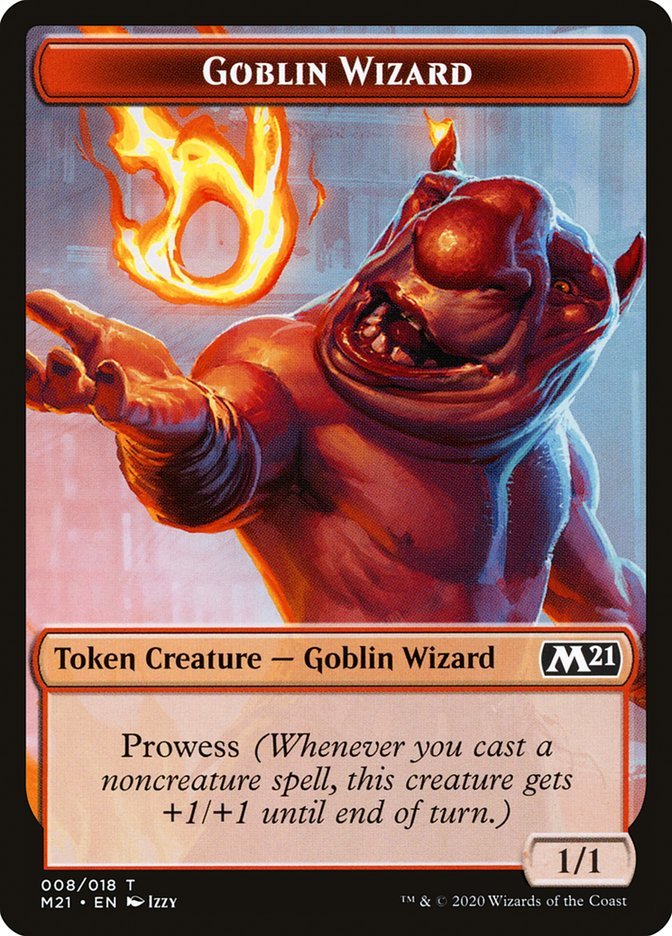 Cat (011) // Goblin Wizard Double-Sided Token [Core Set 2021 Tokens] - Bea DnD Games