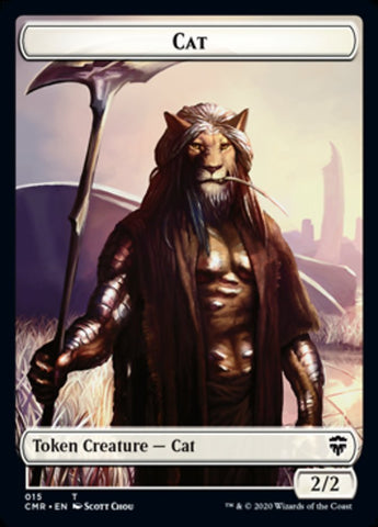 Cat // Soldier Double-Sided Token [Commander Legends Tokens] - Bea DnD Games