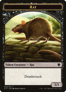 Cat Warrior (008) // Rat (003) Double-Sided Token [Commander 2017 Tokens] - Bea DnD Games