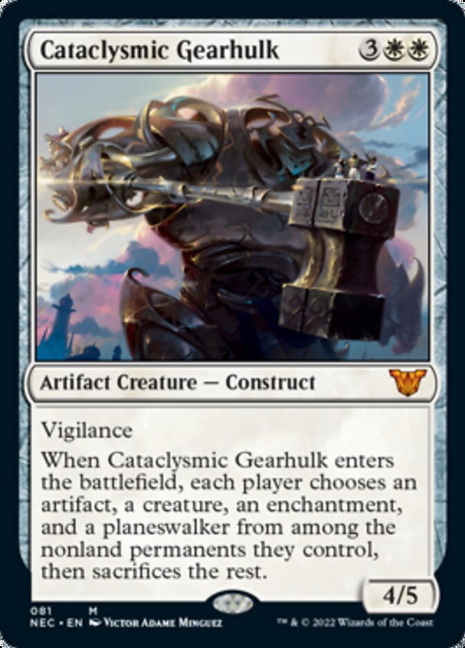 Cataclysmic Gearhulk [Kamigawa: Neon Dynasty Commander] - Bea DnD Games