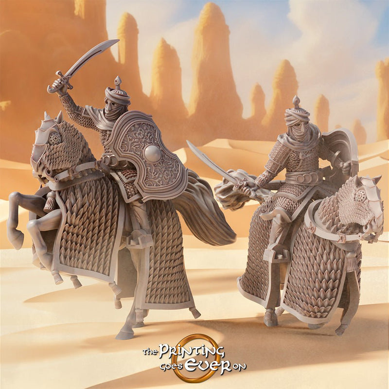 Cataphracts | BeaMini Unpainted RPG Miniatures - Bea DnD Games