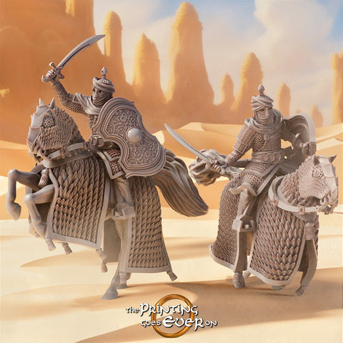 Cataphracts | BeaMini Unpainted RPG Miniatures - Bea DnD Games