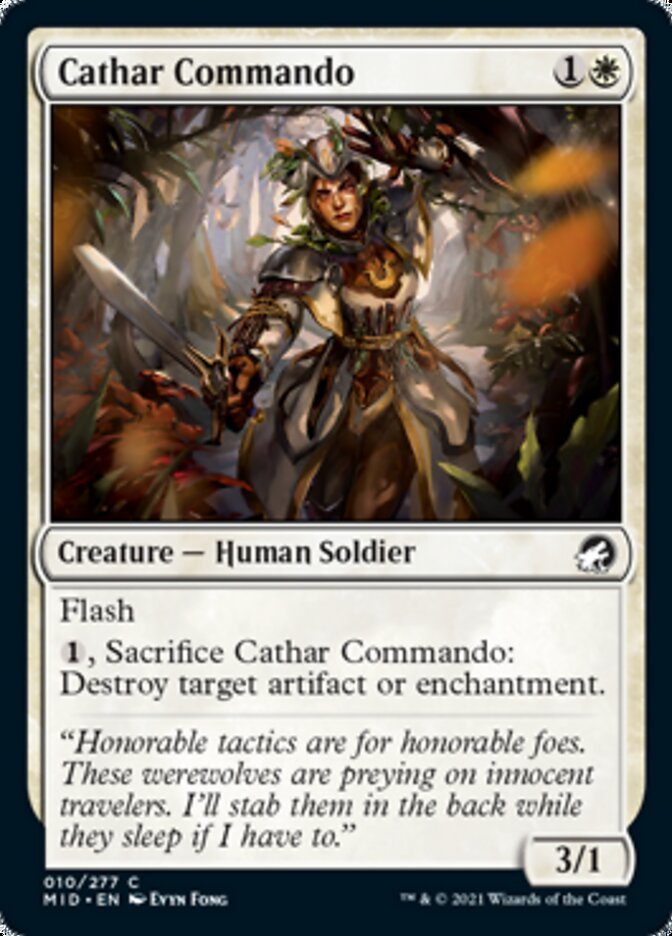 Cathar Commando [Innistrad: Midnight Hunt] - Bea DnD Games