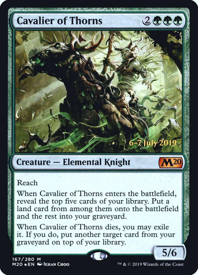 Cavalier of Thorns [Core Set 2020 Prerelease Promos] - Bea DnD Games