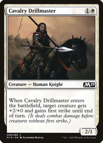 Cavalry Drillmaster [Core Set 2019] - Bea DnD Games