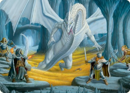 Cave of the Frost Dragon Art Card [Dungeons & Dragons: Adventures in the Forgotten Realms Art Series] - Bea DnD Games
