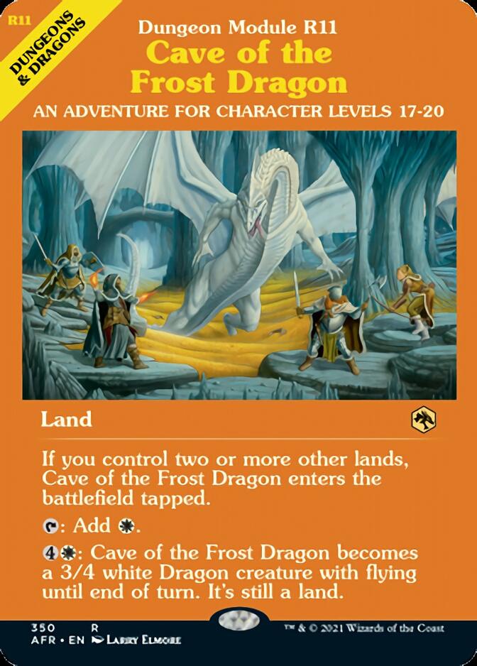 Cave of the Frost Dragon (Dungeon Module) [Dungeons & Dragons: Adventures in the Forgotten Realms] - Bea DnD Games