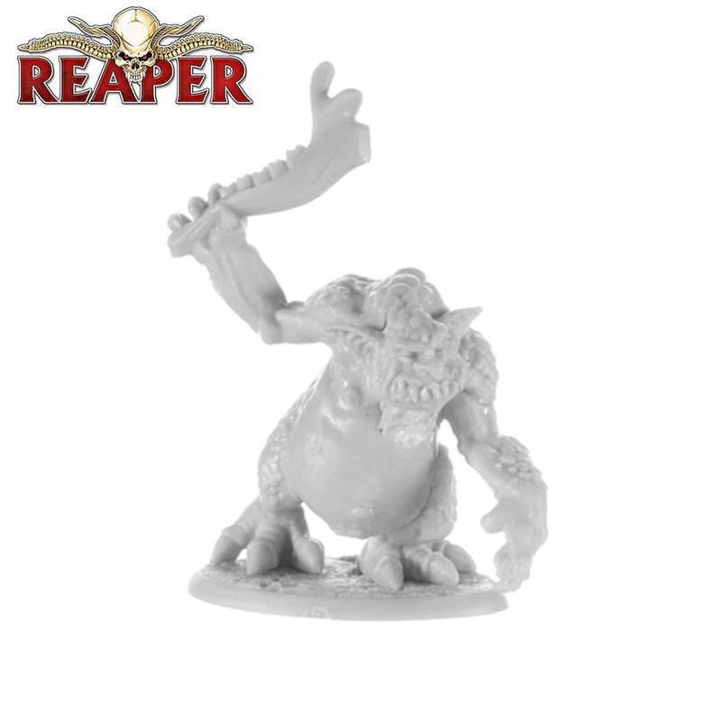 Cave Troll (77704) - Dark Heaven Bones Unpainted Miniatures by Reaper Miniatures - Bea DnD Games