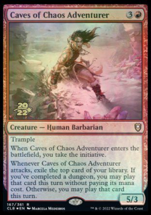 Caves of Chaos Adventurer [Commander Legends: Battle for Baldur's Gate Prerelease Promos] - Bea DnD Games
