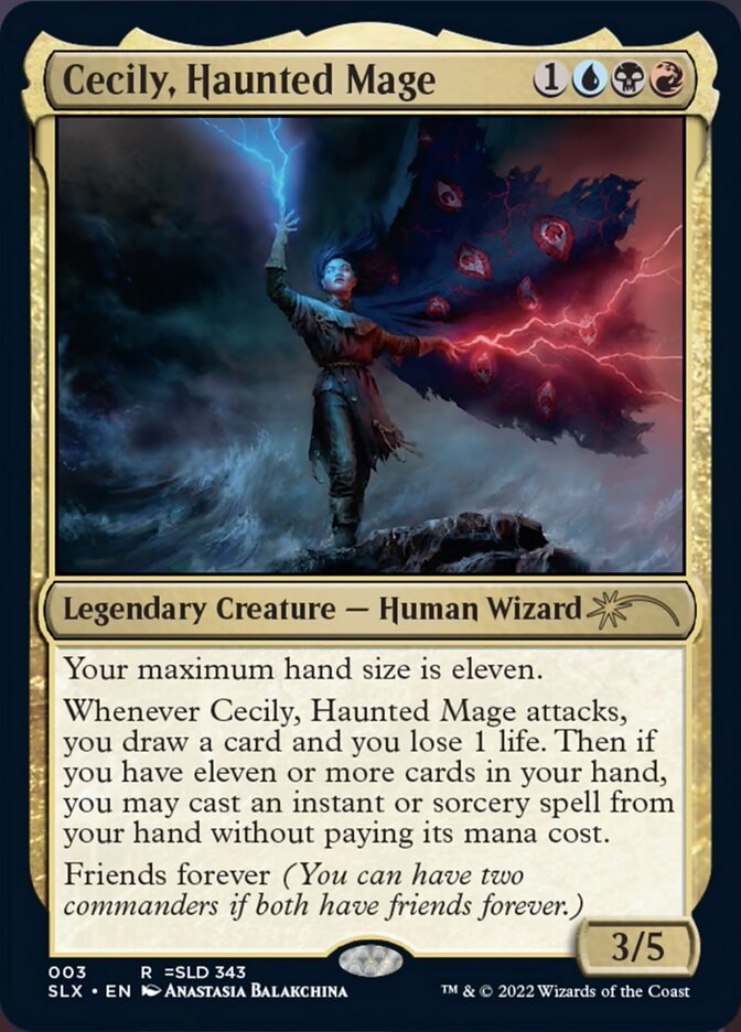 Cecily, Haunted Mage [Secret Lair: Universes Within] - Bea DnD Games