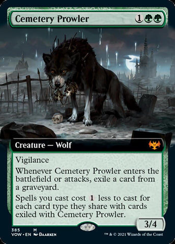 Cemetery Prowler (Extended Art) [Innistrad: Crimson Vow] - Bea DnD Games