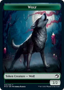 Centaur // Wolf Double-Sided Token [Innistrad: Midnight Hunt Commander Tokens] - Bea DnD Games