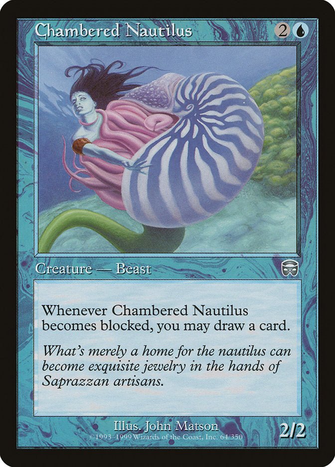 Chambered Nautilus [Mercadian Masques] - Bea DnD Games