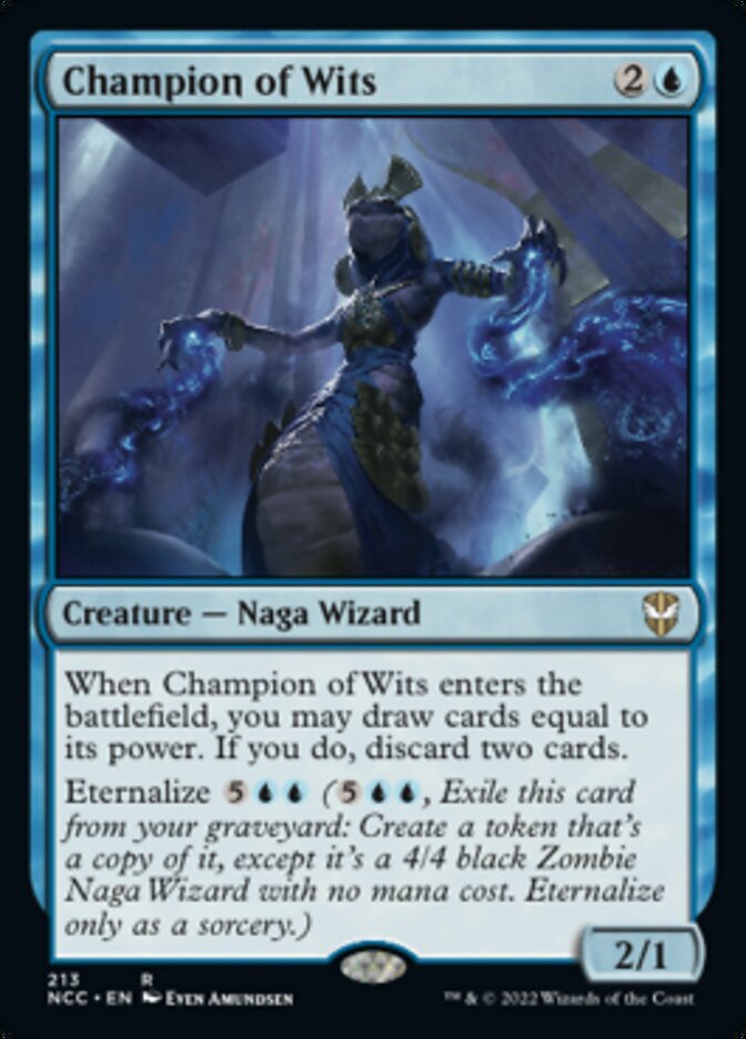 Champion of Wits [Streets of New Capenna Commander] - Bea DnD Games