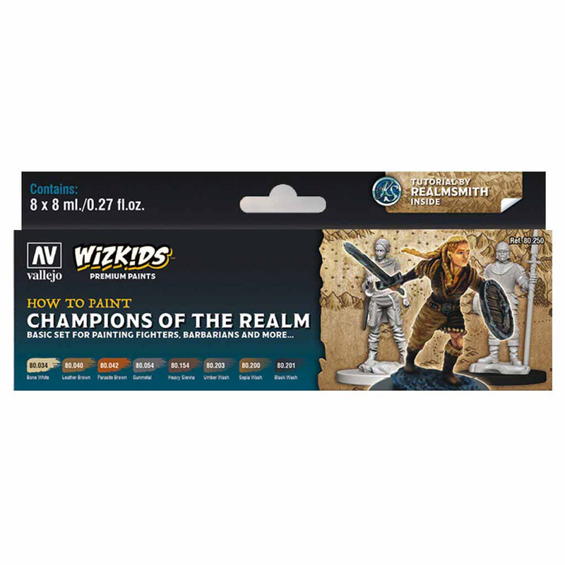Champions of the Realm Wizkids Premium Paint Set by Vallejo - Bea DnD Games