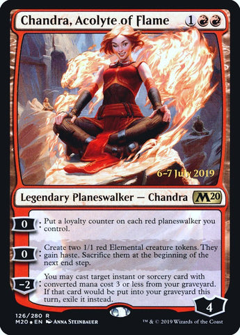 Chandra, Acolyte of Flame [Core Set 2020 Prerelease Promos] - Bea DnD Games