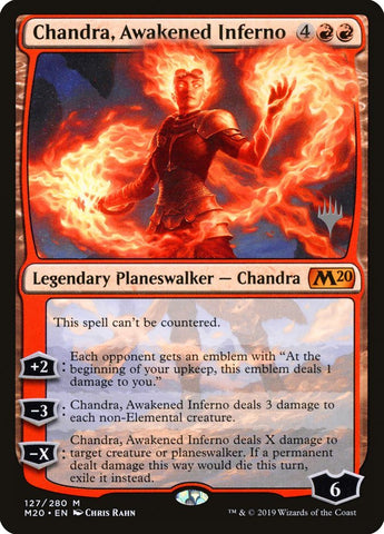 Chandra, Awakened Inferno (Promo Pack) [Core Set 2020 Promos] - Bea DnD Games