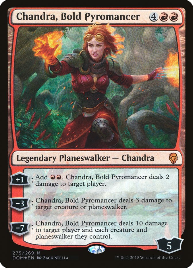 Chandra, Bold Pyromancer [Dominaria] - Bea DnD Games