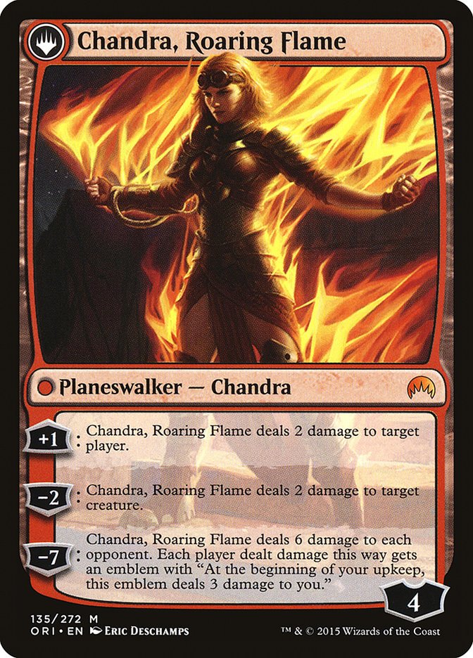 Chandra, Fire of Kaladesh // Chandra, Roaring Flame [Magic Origins] - Bea DnD Games