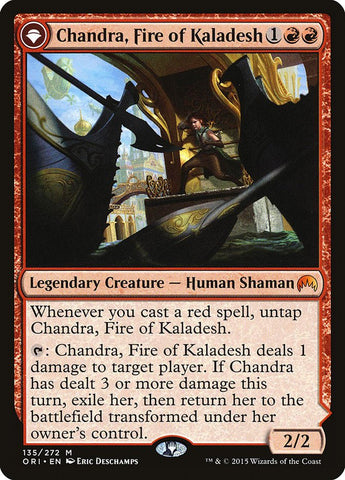 Chandra, Fire of Kaladesh // Chandra, Roaring Flame [Magic Origins] - Bea DnD Games
