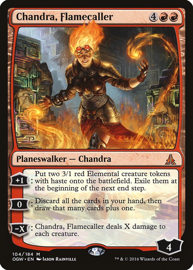 Chandra, Flamecaller [Oath of the Gatewatch] - Bea DnD Games
