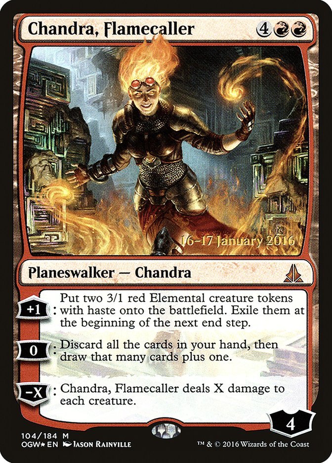Chandra, Flamecaller [Oath of the Gatewatch Prerelease Promos] - Bea DnD Games