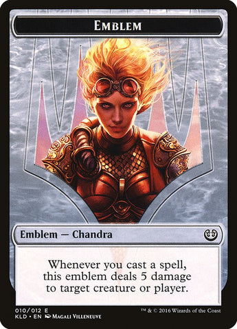 Chandra, Torch of Defiance Emblem [Kaladesh Tokens] - Bea DnD Games