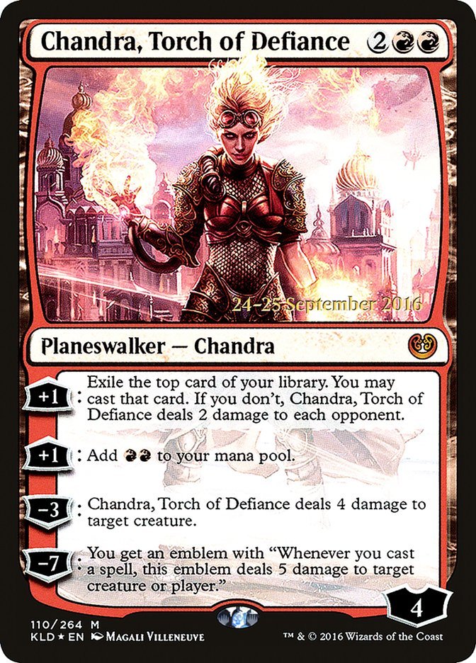 Chandra, Torch of Defiance [Kaladesh Prerelease Promos] - Bea DnD Games