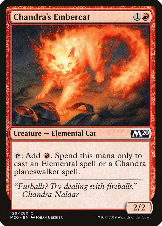 Chandra's Embercat [Core Set 2020] - Bea DnD Games