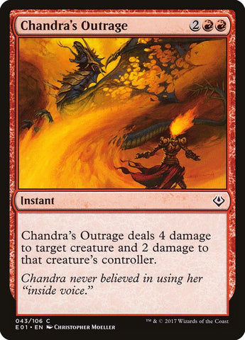 Chandra's Outrage [Archenemy: Nicol Bolas] - Bea DnD Games